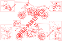 WARNING LABEL voor Ducati Hypermotard 950 2022