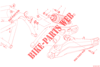 ACHTER SCHOKBREKER voor Ducati Scrambler 1100 Dark Pro 2023
