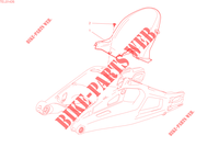 ACHTERSPATBORD  voor Ducati Multistrada V4 S Full 2023