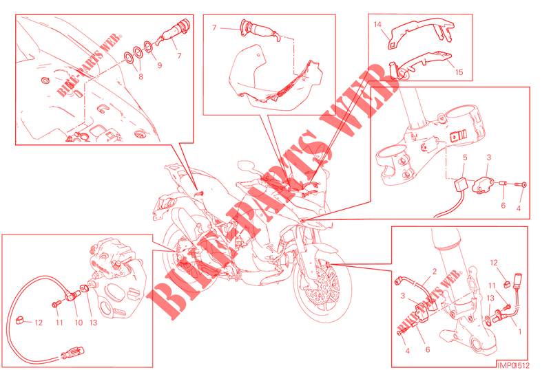 ELEKTRISCHE ONDERDELEN voor Ducati Multistrada V4 S Full 2023