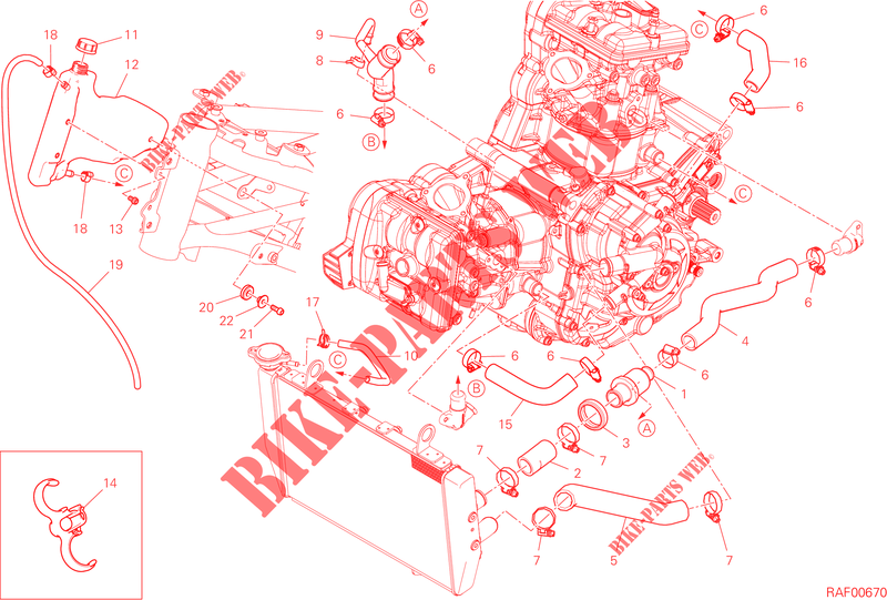 KOELSYSTEEM voor Ducati Multistrada V2 S 2023