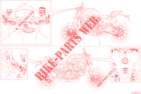 WARNING LABEL voor Ducati Monster + 2023