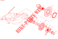 ACHTERWIEL AS voor Ducati Multistrada V4 RS 2024