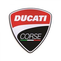 DUCATI CORSE METAL SCHILD-Ducati-Merchandising Ducati