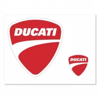  DUCATI LOGOS AUFKLEBER
   -Ducati